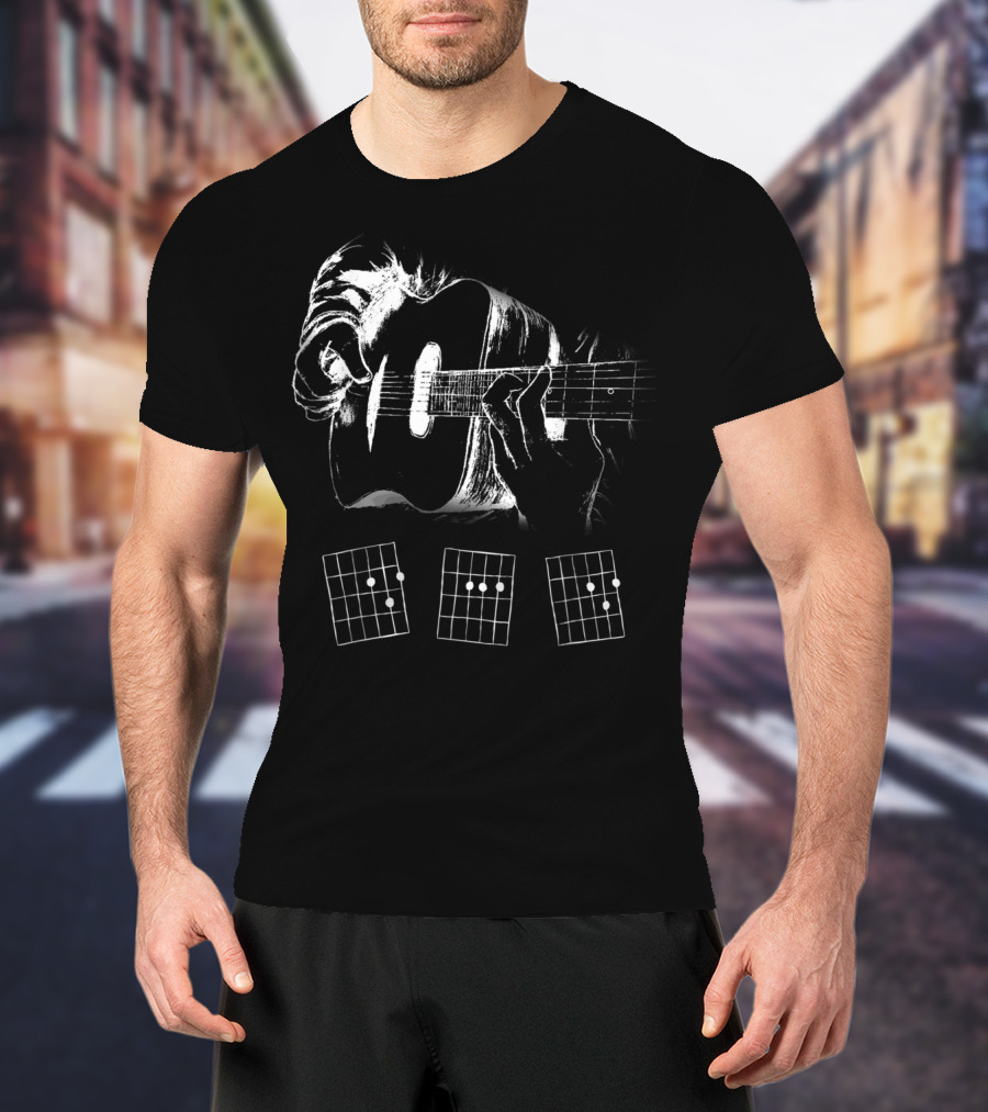 Dad Guitar Chords Diagram T-Shirt