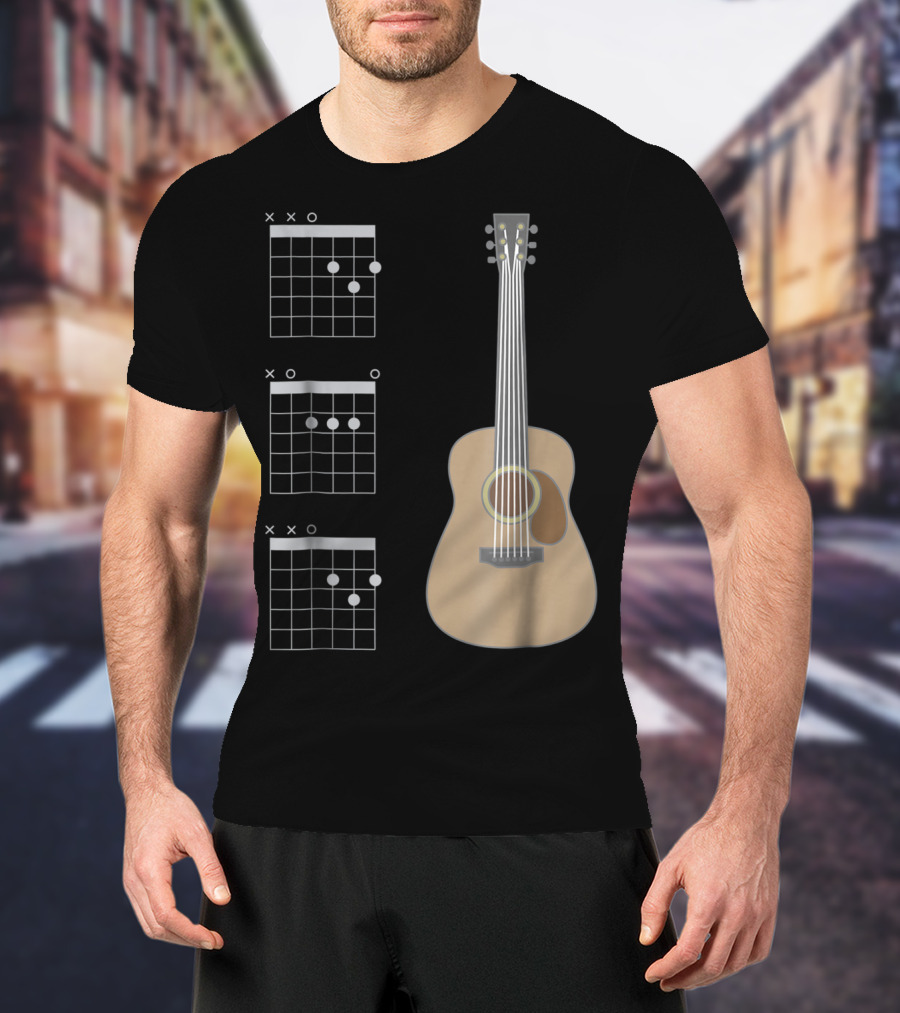 Dad Great Acoustic Guitar Chords T-Shirt