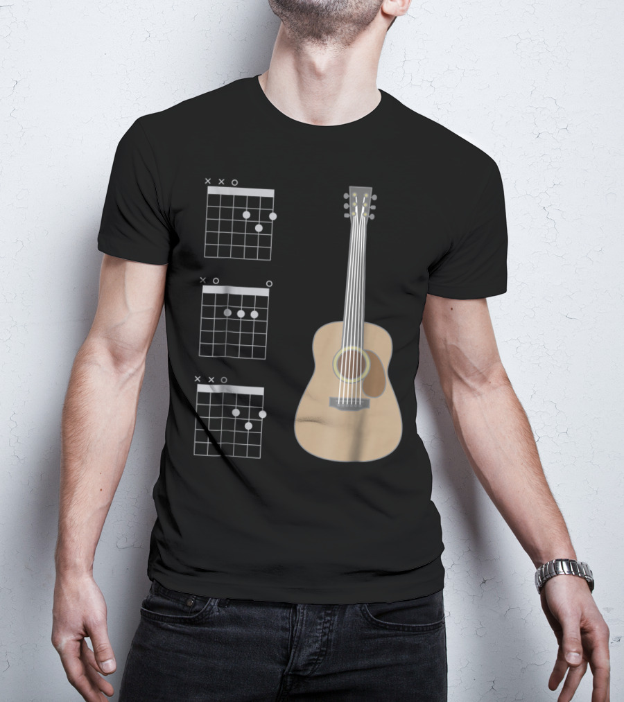 Dad Great Acoustic Guitar Chords T-Shirt