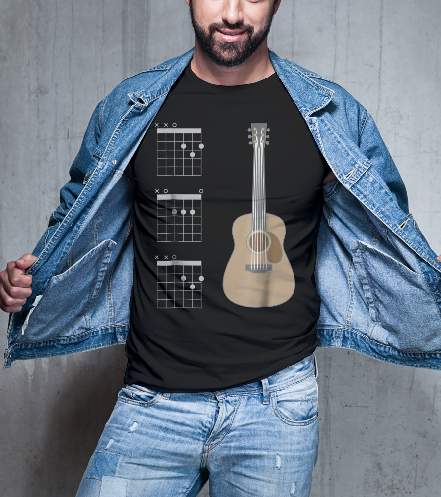 Dad Great Acoustic Guitar Chords T-Shirt