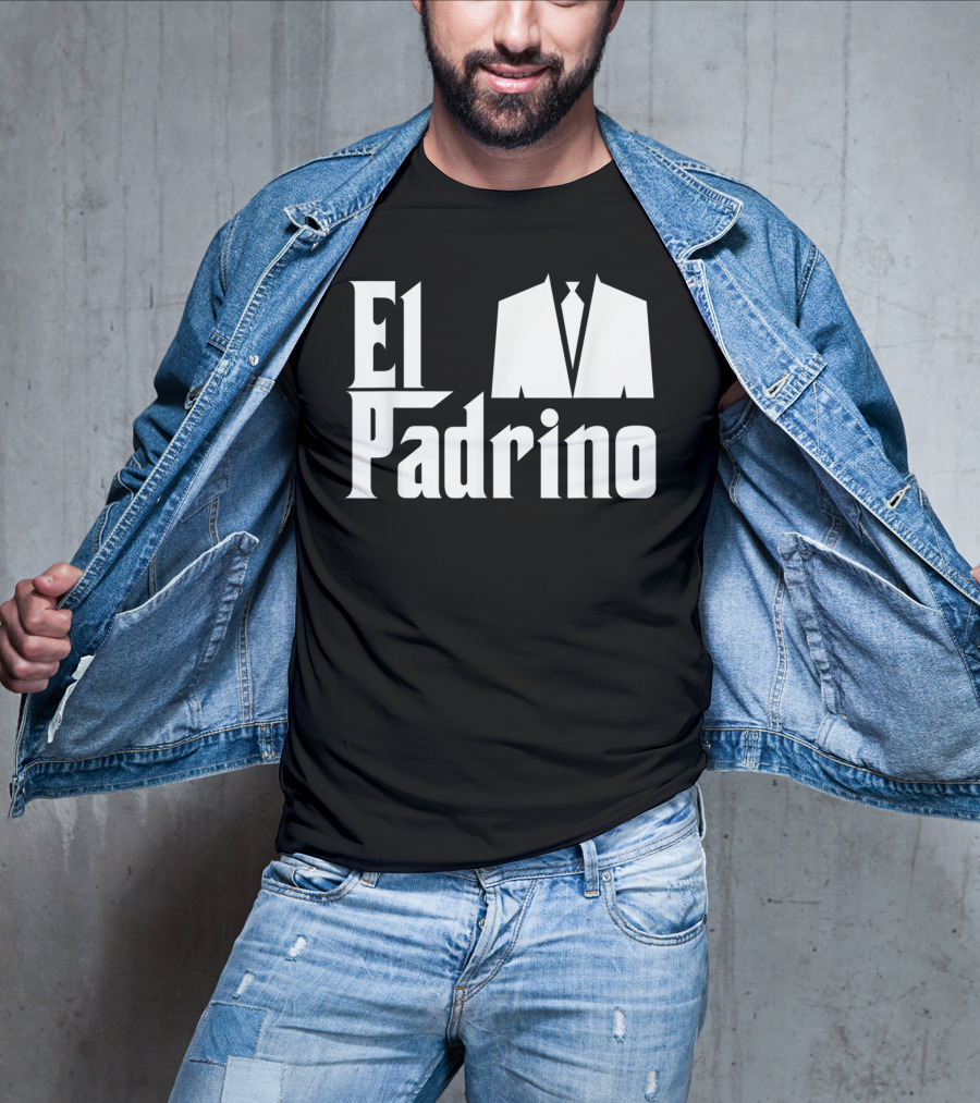 El Padrino Godfather Compadre Godparent Suit T-Shirt
