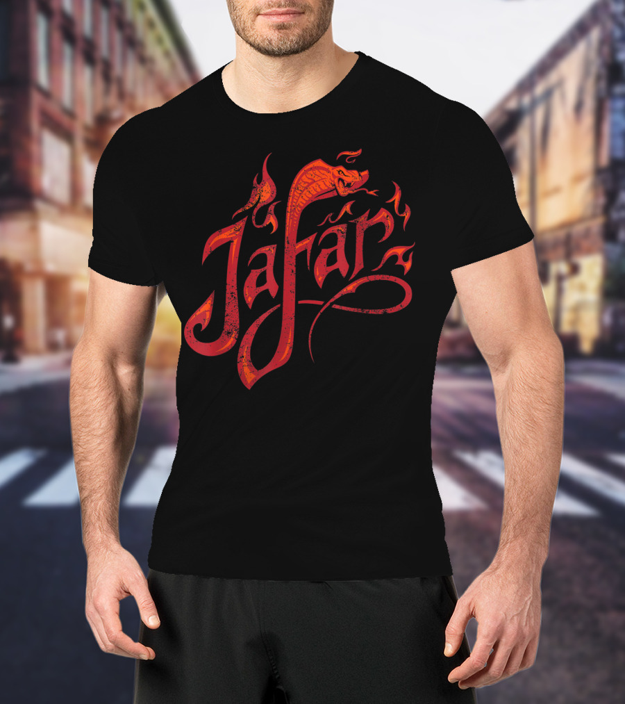 Jafar Snake Flame Design Disney Aladdin Live Action T-Shirt