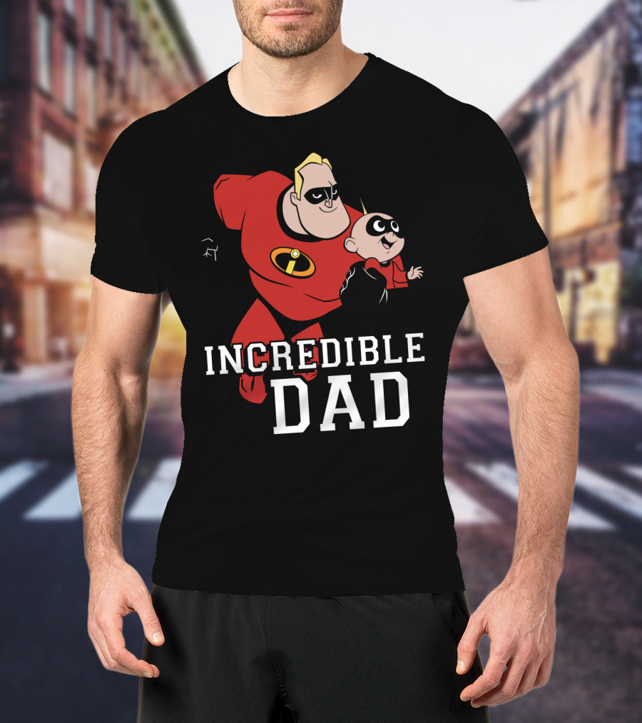 Incredibles 2 Incredible Dad Pixar Jack Jack Image T-Shirt