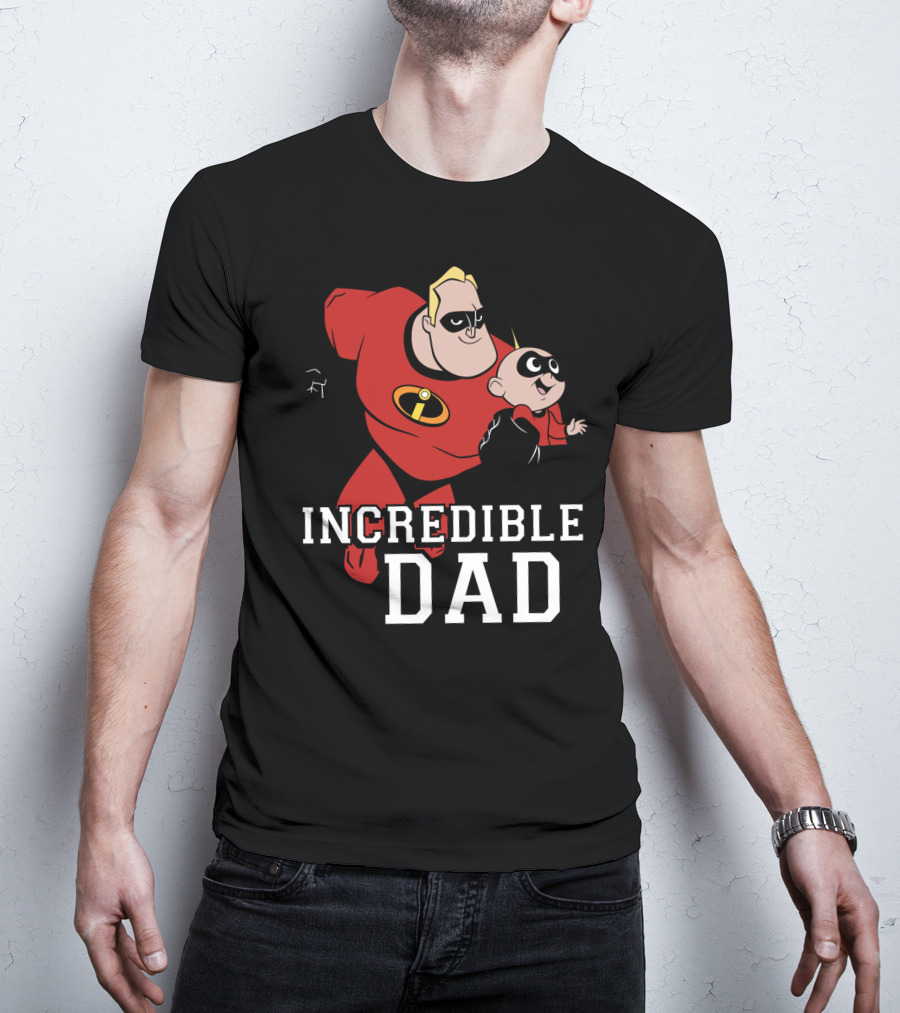 Incredibles 2 Incredible Dad Pixar Jack Jack Image T-Shirt