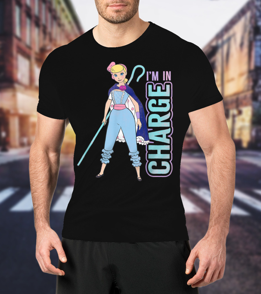 Disney Pixar Toy Story 4 Bo Peep I'm In Charge Character Pose T-Shirt