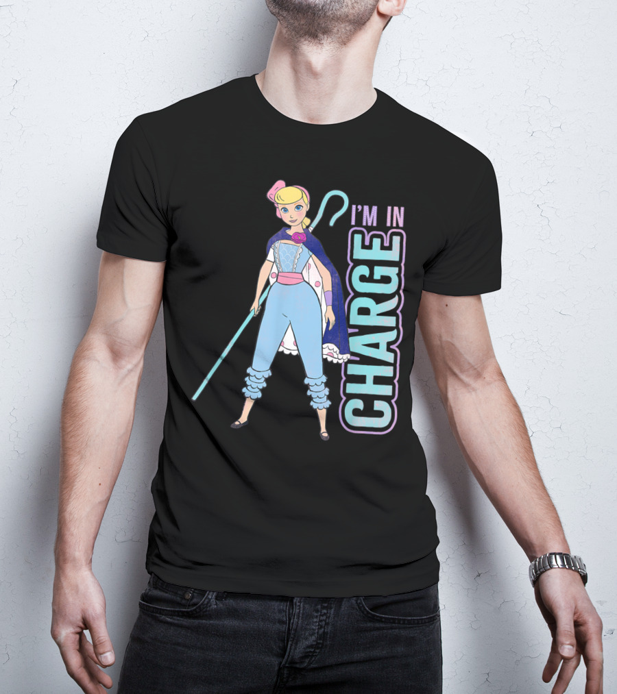 Disney Pixar Toy Story 4 Bo Peep I'm In Charge Character Pose T-Shirt