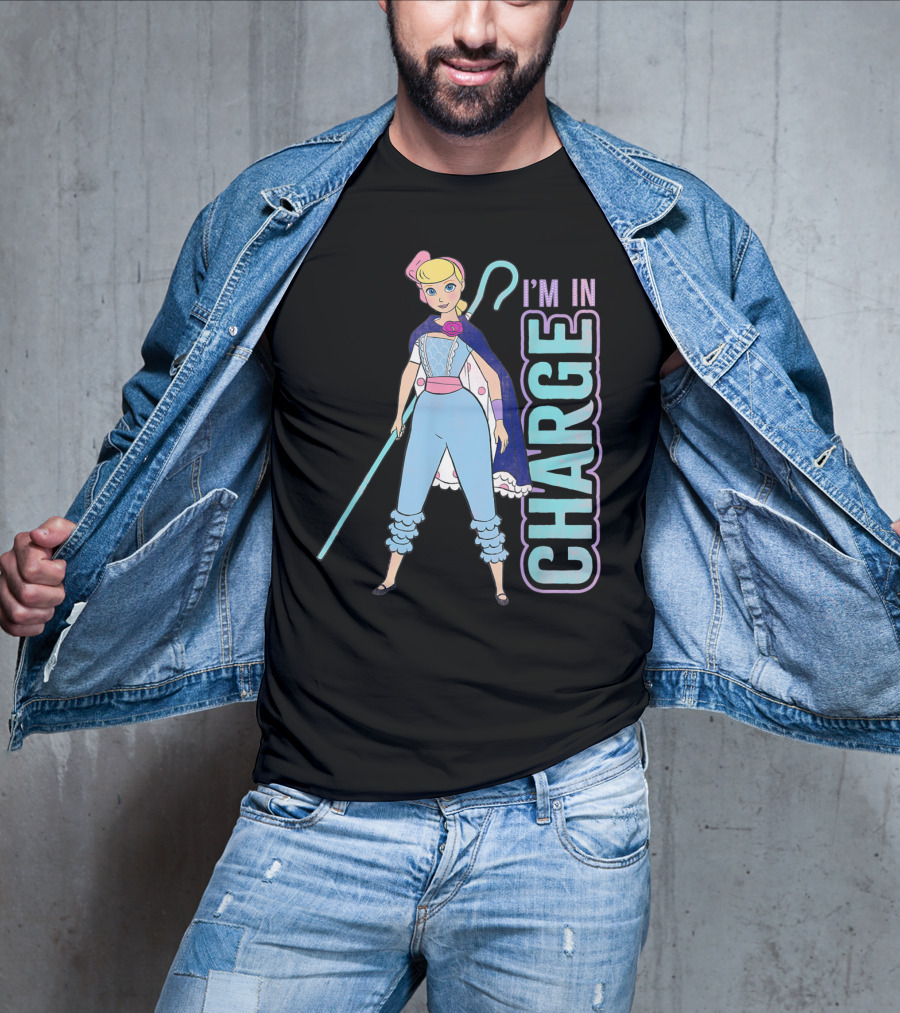 Disney Pixar Toy Story 4 Bo Peep I'm In Charge Character Pose T-Shirt
