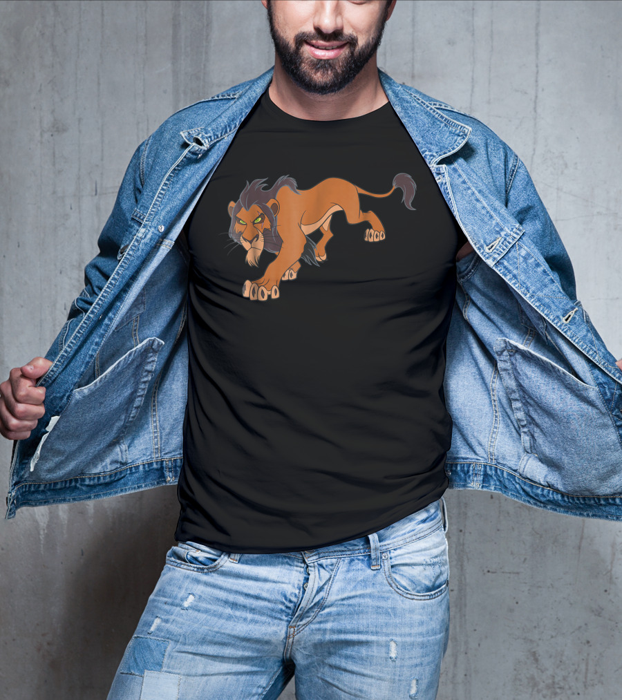 Disney The Lion King Scar Prowling Iconic Villain T-Shirt