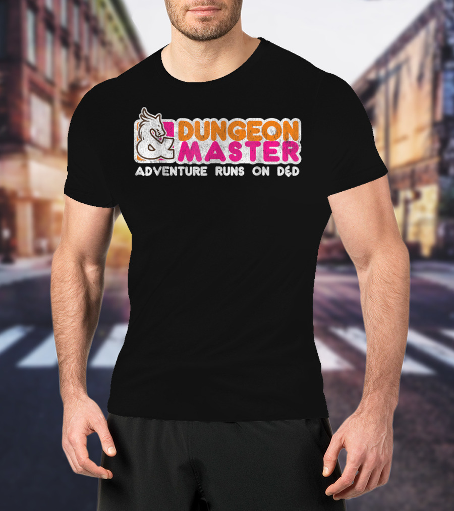 Dungeon Master Adventure Runs On D&D T-Shirt