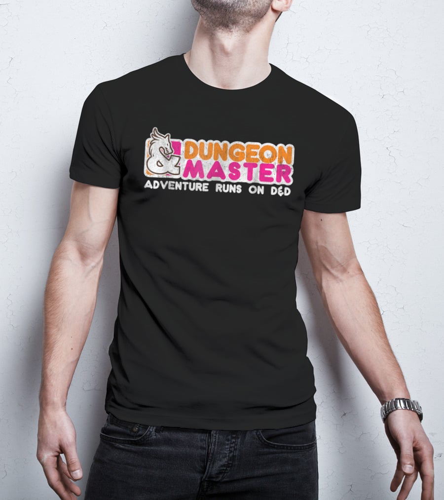 Dungeon Master Adventure Runs On D&D T-Shirt