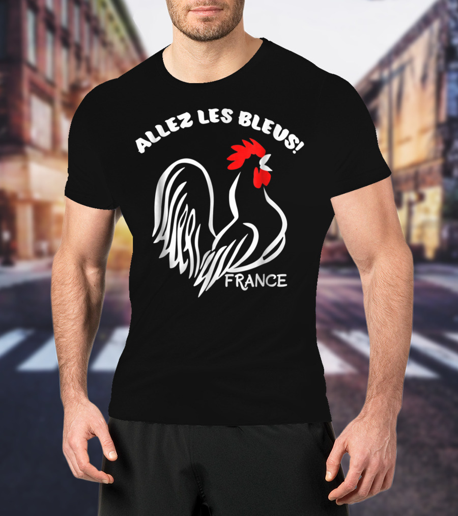 Allez Les Bleus France Soccer Football World Jersey T-Shirt