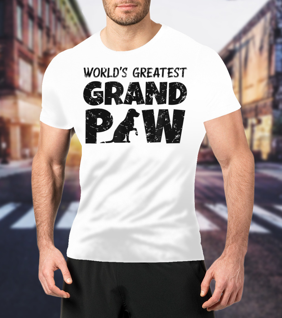 World's Greatest Grand Paw Labrador Retriever T-Shirt