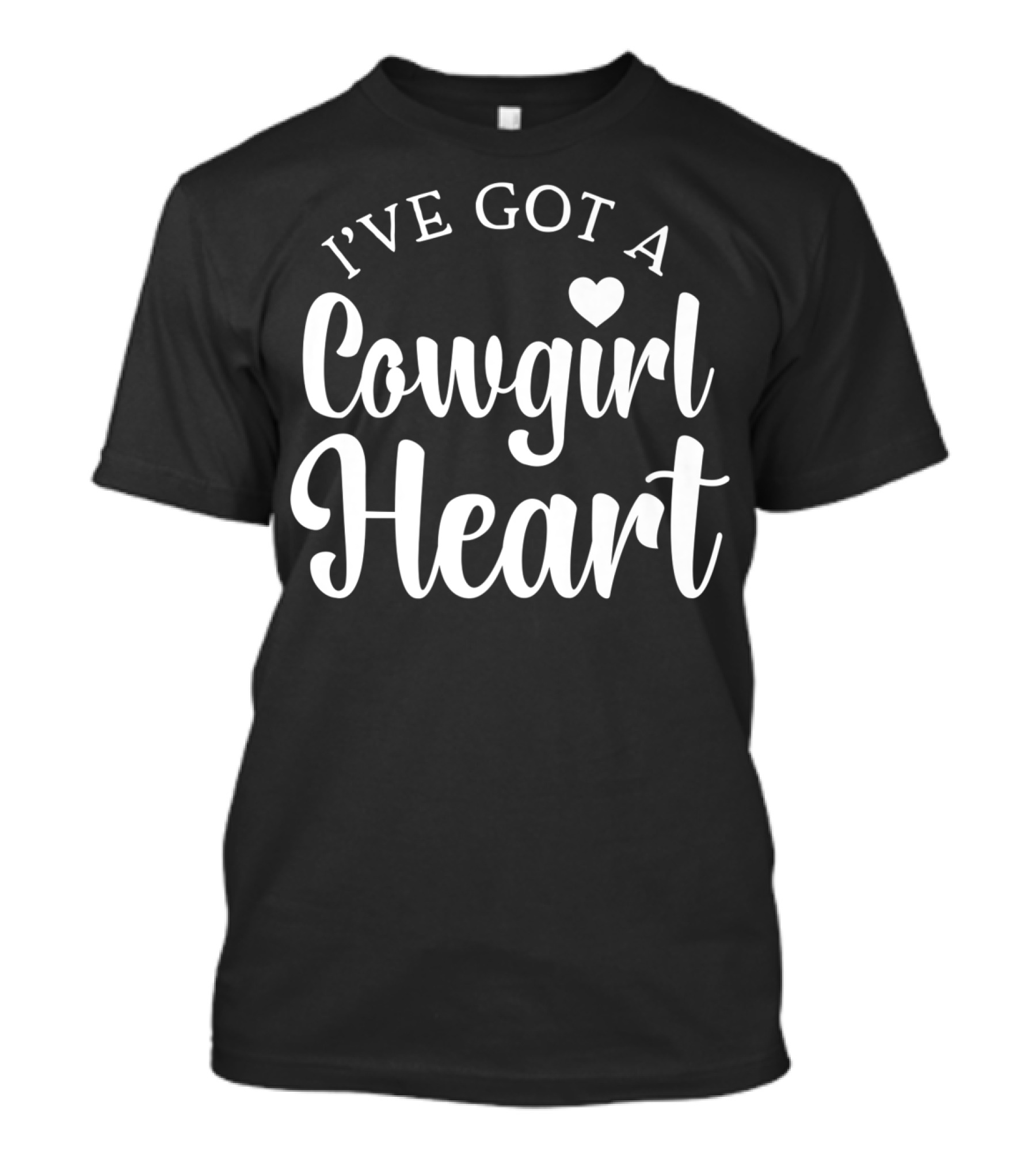 I've Got A Cowgirl Heart Western Horse Cowboy Boots T-Shirt