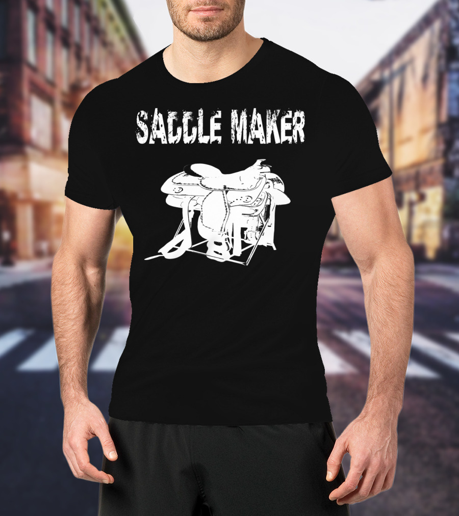 Saddle Maker Horse Saddle Repair Custom T-Shirt