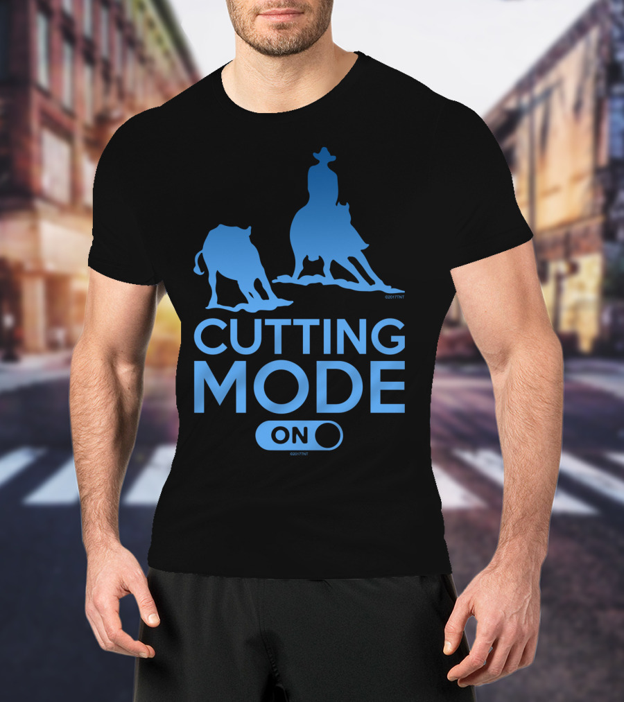 Cutting Mode On Cutting Horse Rider T-Shirt