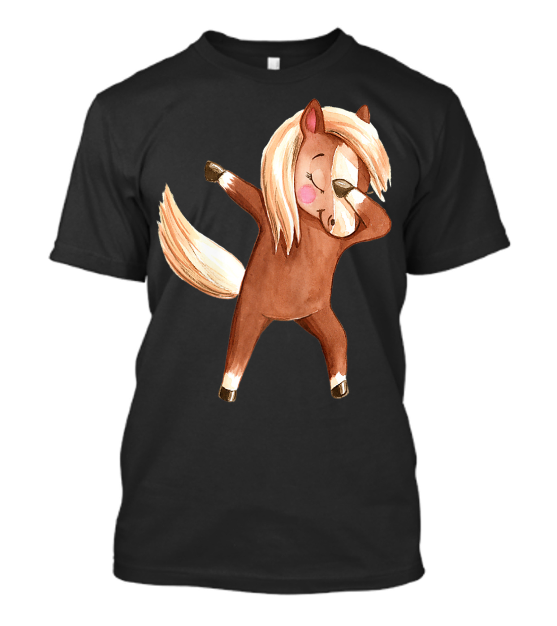 Dabbing Haflinger Horse Brown Pony Dabbing Pose T-Shirt