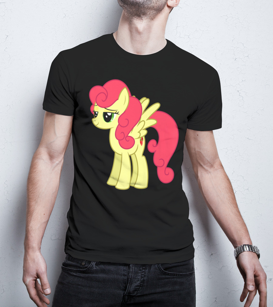 Daisy The Cut Horse Cartoon Style Character With Pink Mane And Wings T-Shirt