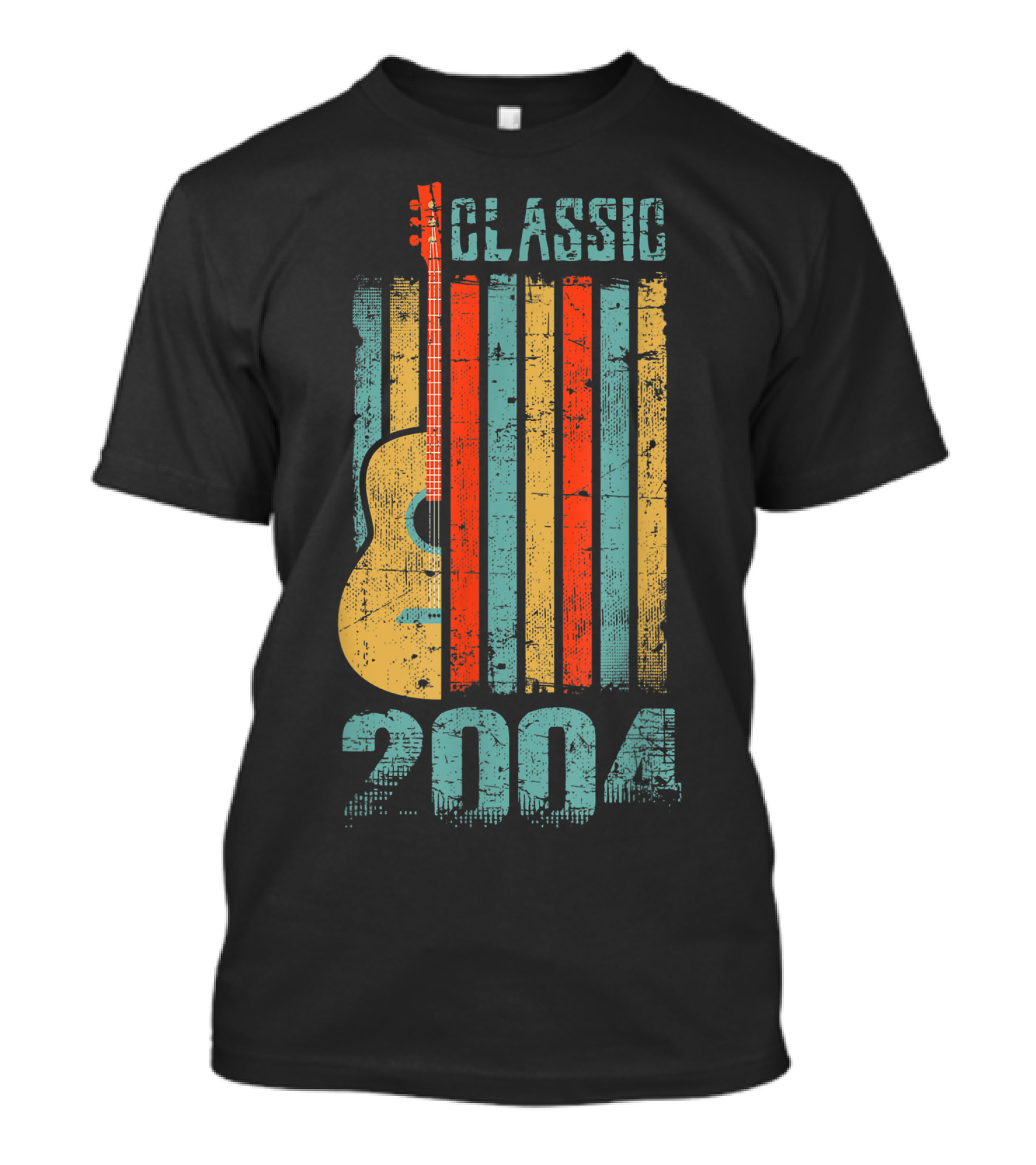Classic 2004 Guitar Music 15 Years Old Birthday T-Shirt