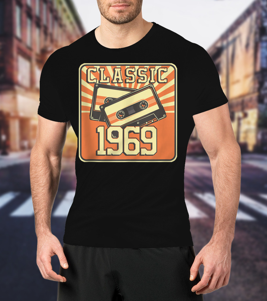 Classic 1969 Cassette 51st Birthday T-Shirt
