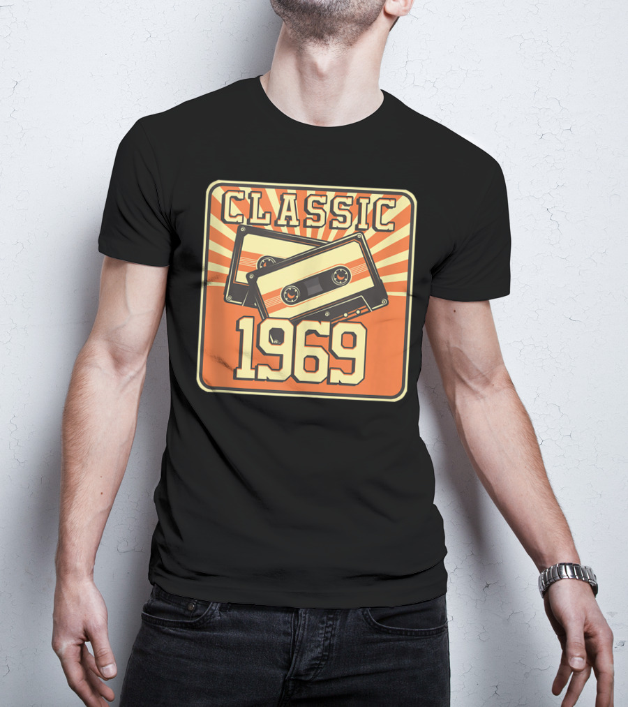 Classic 1969 Cassette 51st Birthday T-Shirt