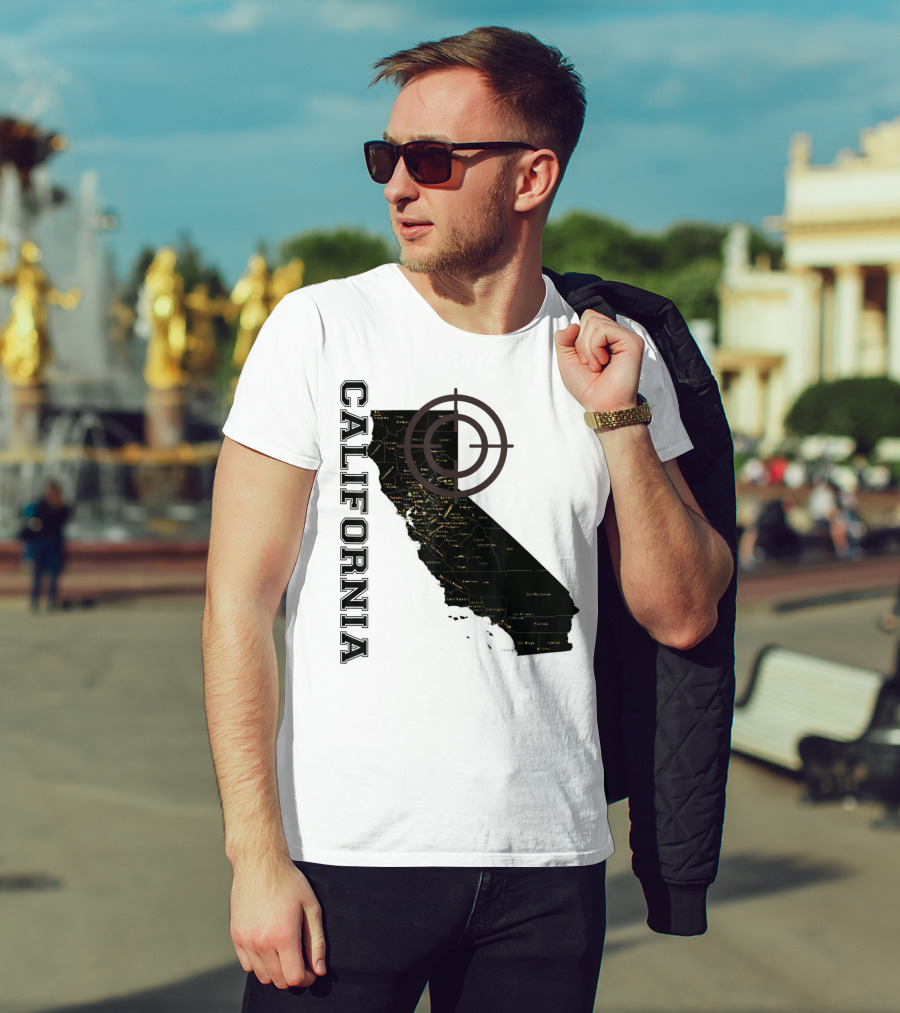 California Target Map Classic T-Shirt