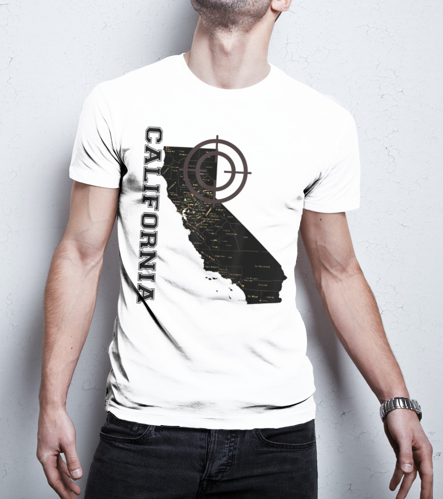 California Target Map Classic T-Shirt