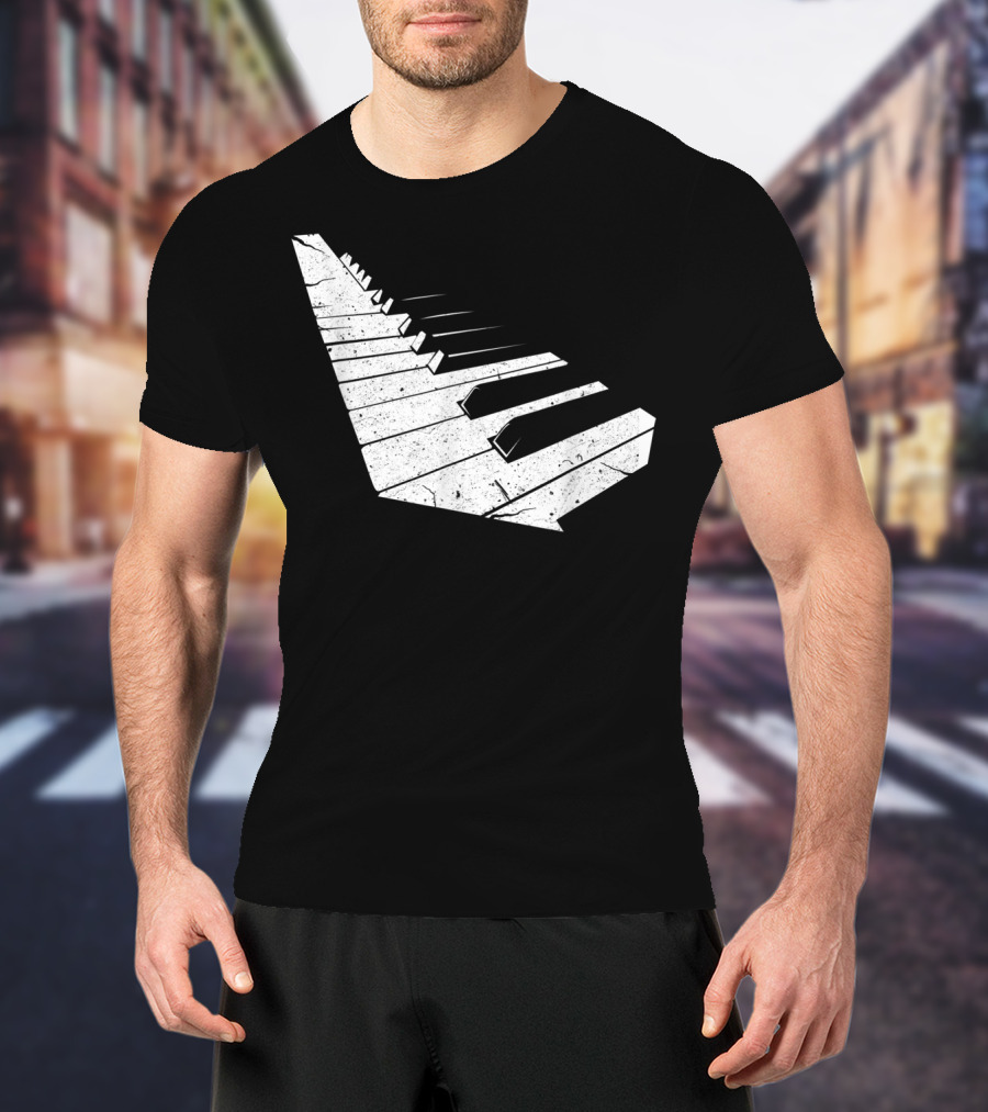 Keyboard Piano Keys Funny Musician Shirt For Pianists T-Shirt