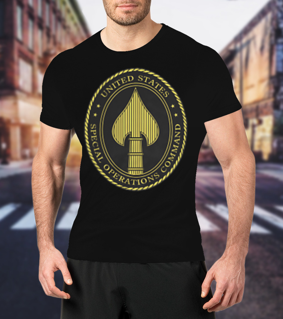 United States Special Operations Command Emblem SOCOM Military Badge T-Shirt