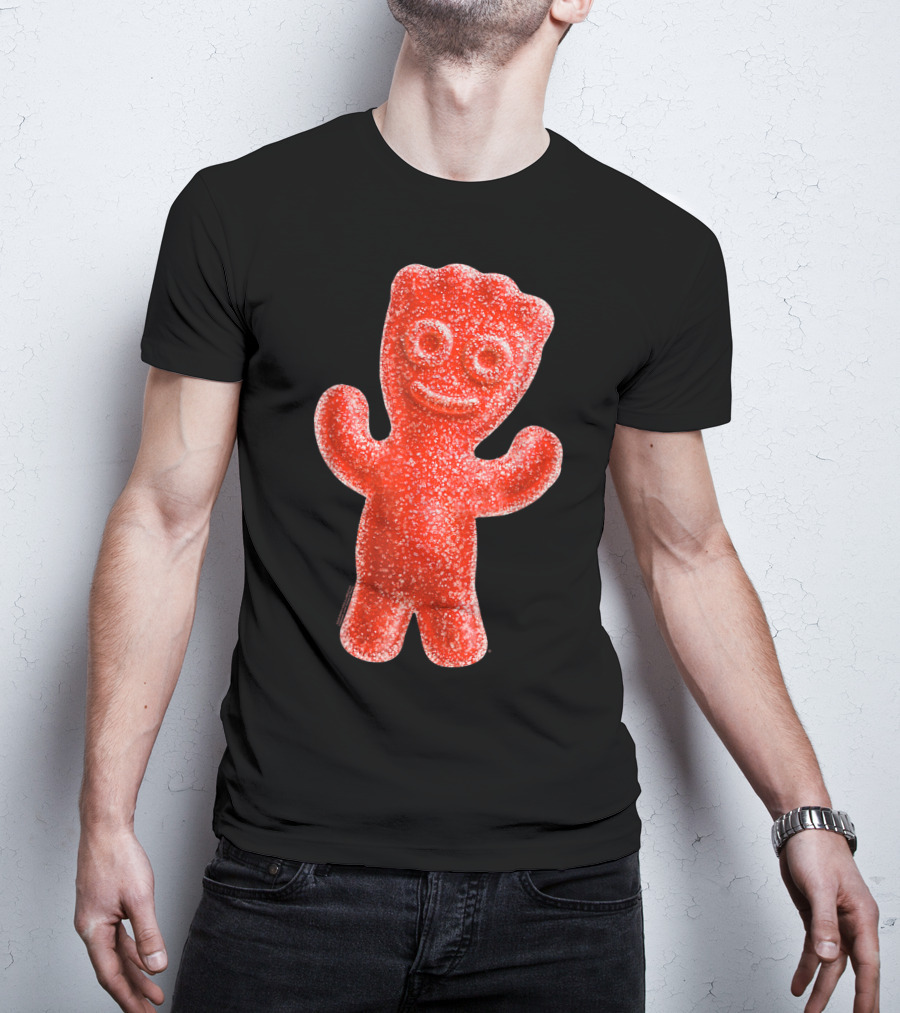 Sour Patch Kids Candy Red Gummy Smiling Figure T-Shirt