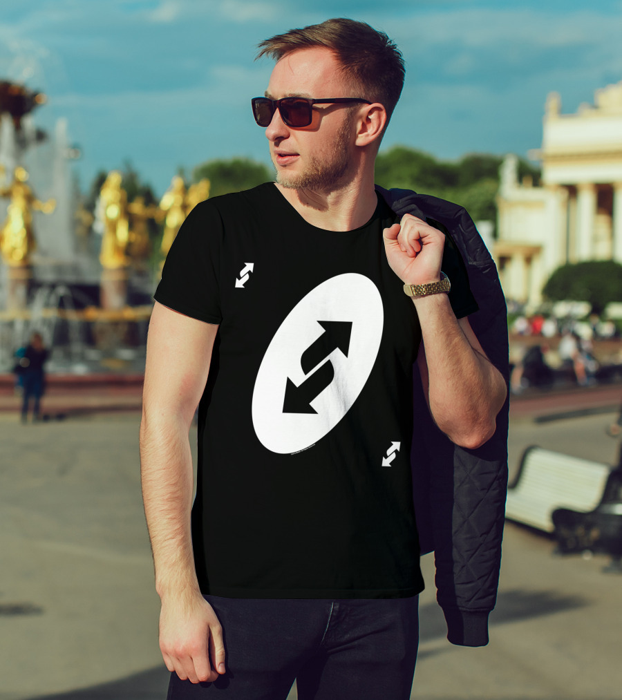 Uno Reverse Card Symbol T-Shirt