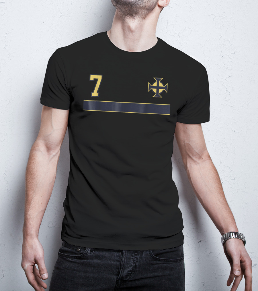 7 Northern Ireland Vintage Soccer Jersey Cross T-Shirt