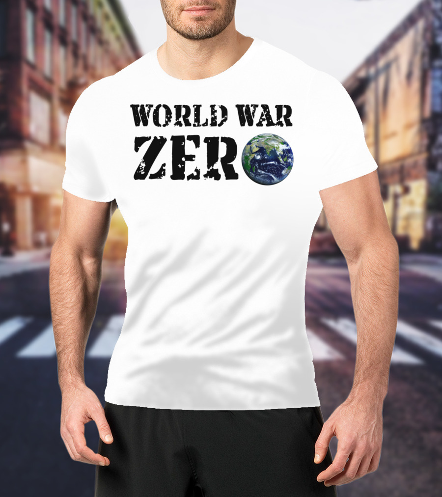 World War Zero Earth Concept Icon Planet T-Shirt