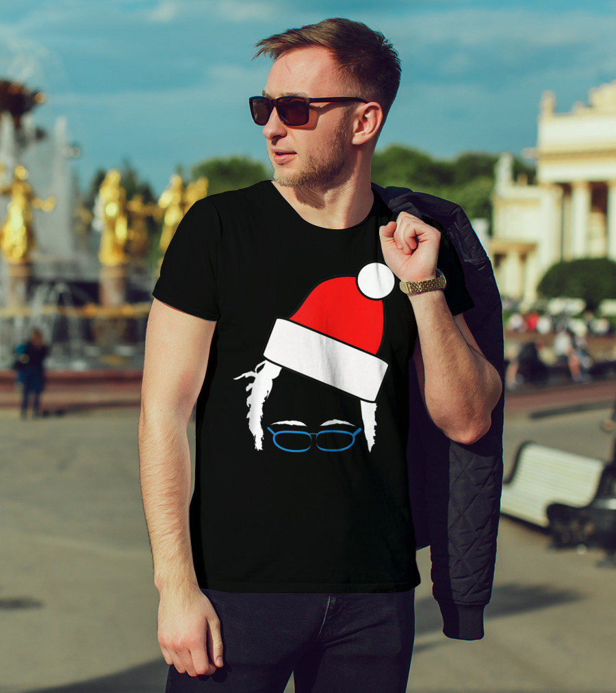 Bernie Sanders Santa Hat Christmas Holiday T-Shirt