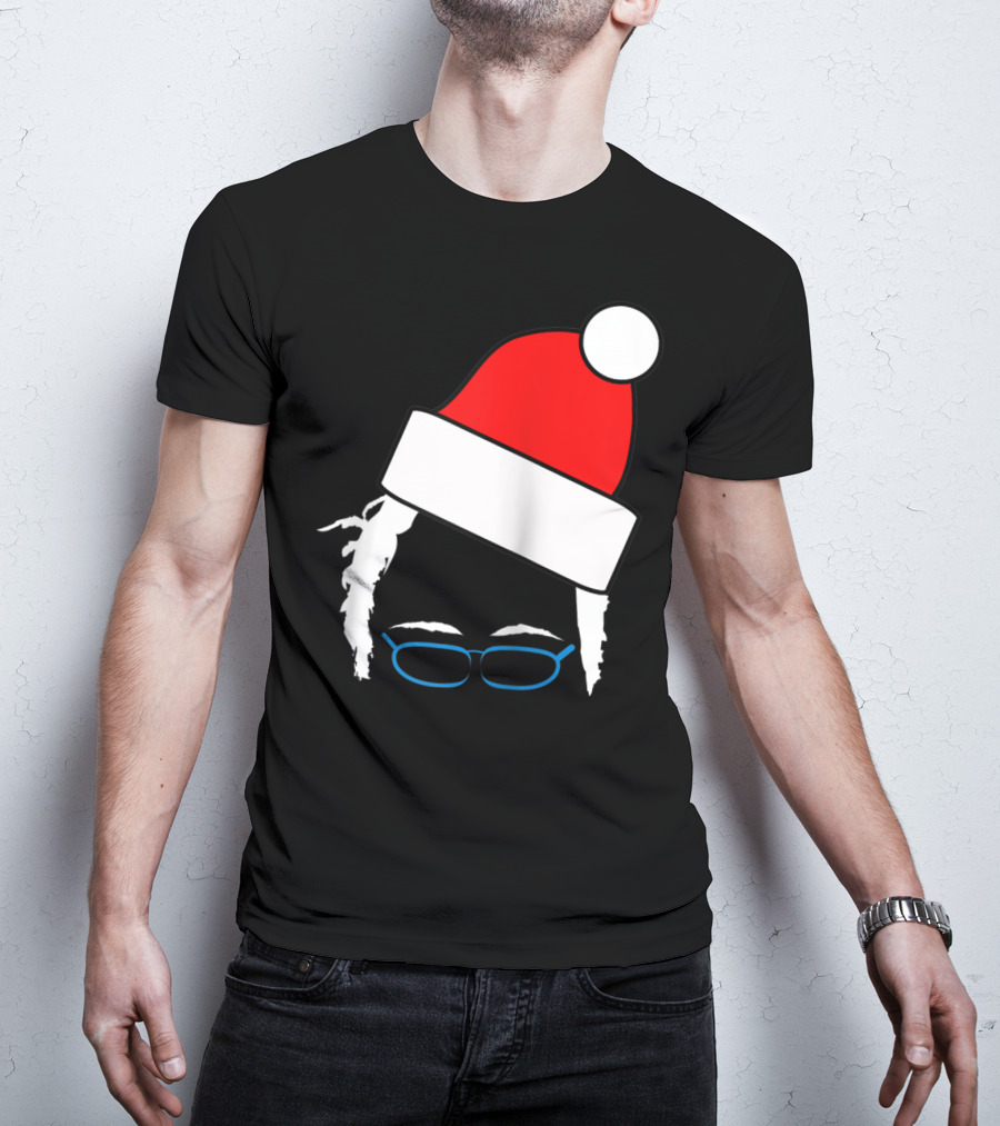 Bernie Sanders Santa Hat Christmas Holiday T-Shirt