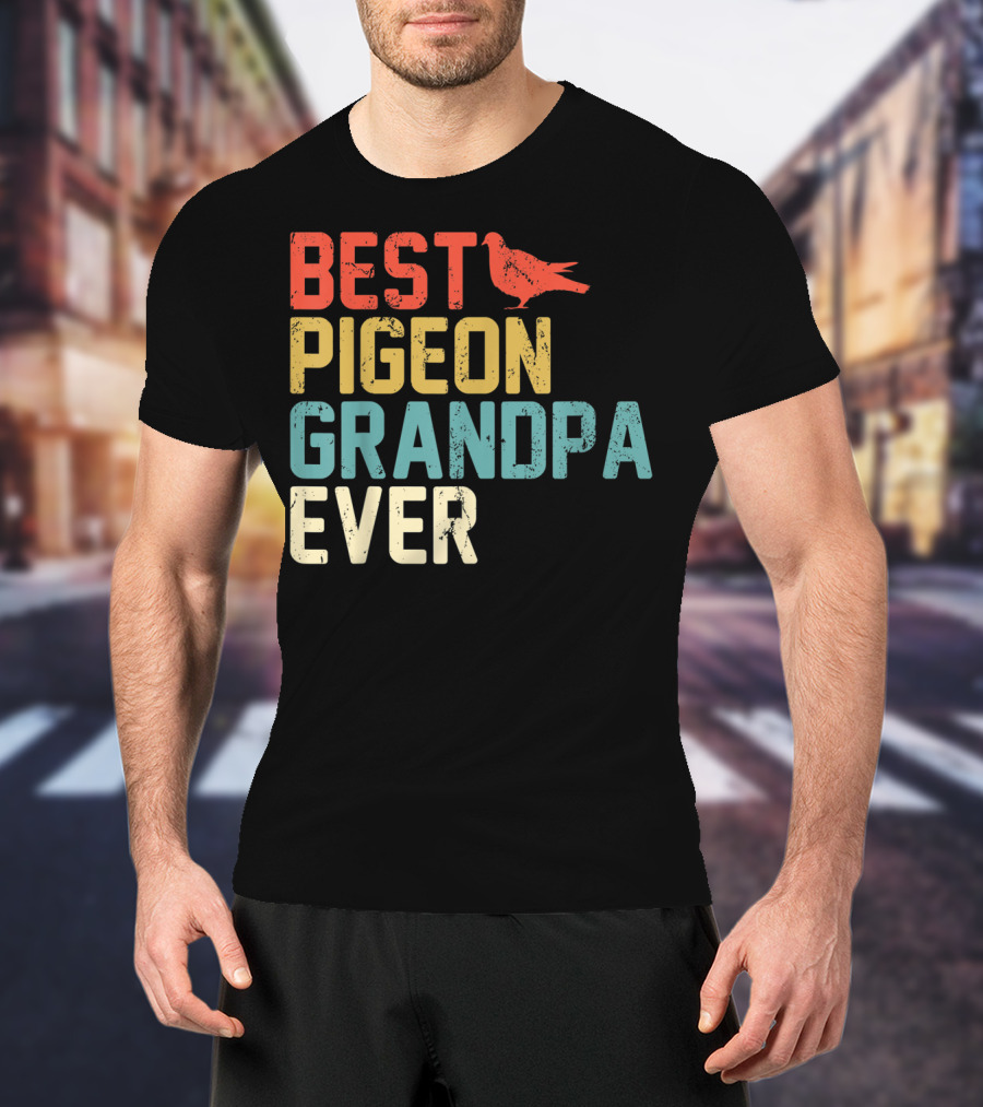 Best Pigeon Grandpa Ever T-Shirt