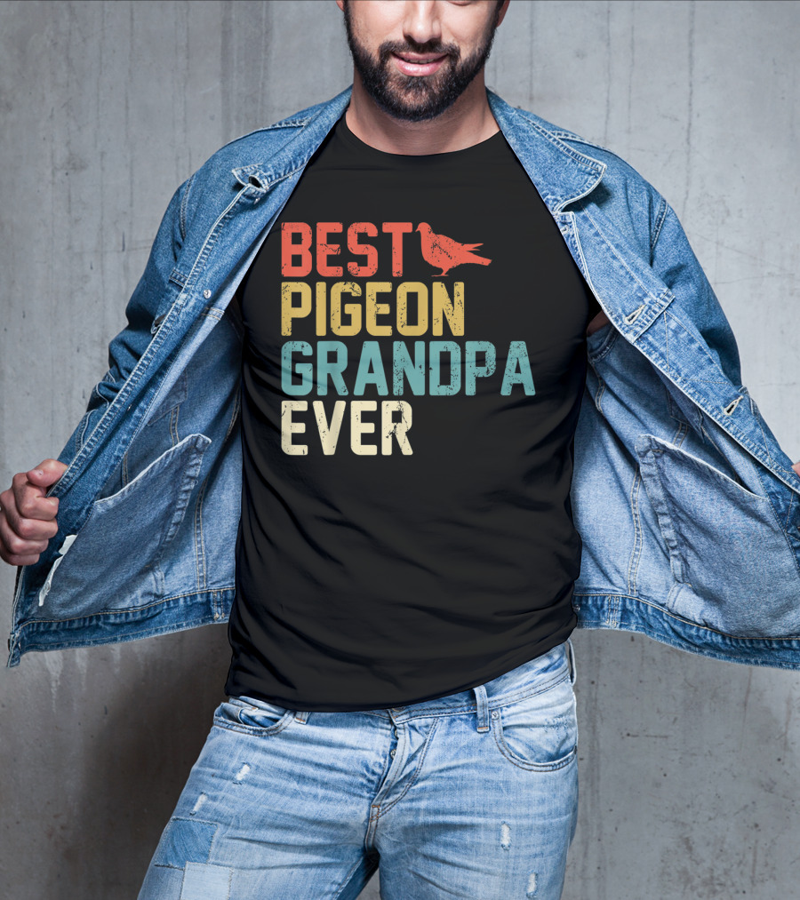 Best Pigeon Grandpa Ever T-Shirt