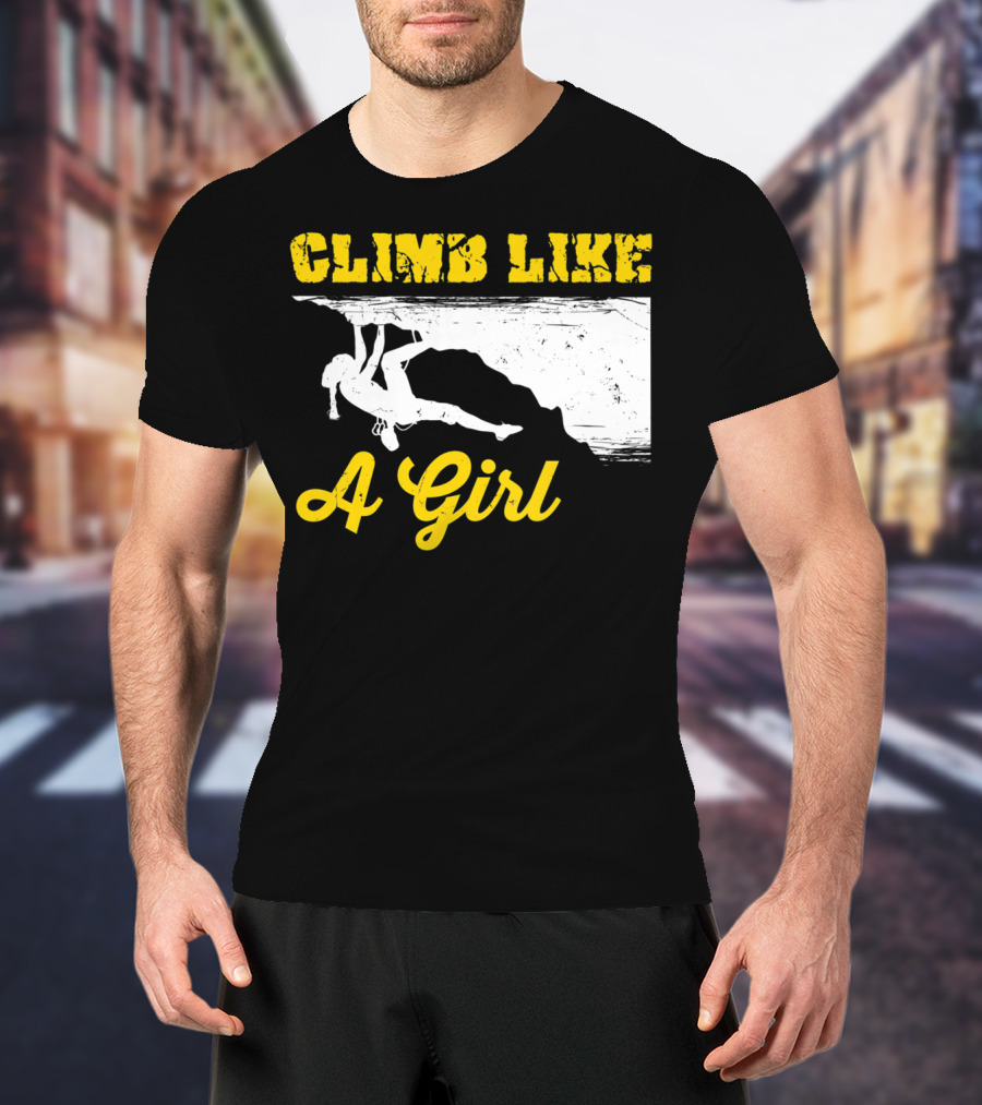 Climb Like A Girl T-Shirt