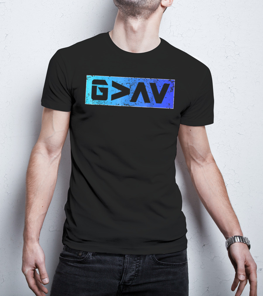 G>∧∨ Blue Gradient Spiritual T-Shirt