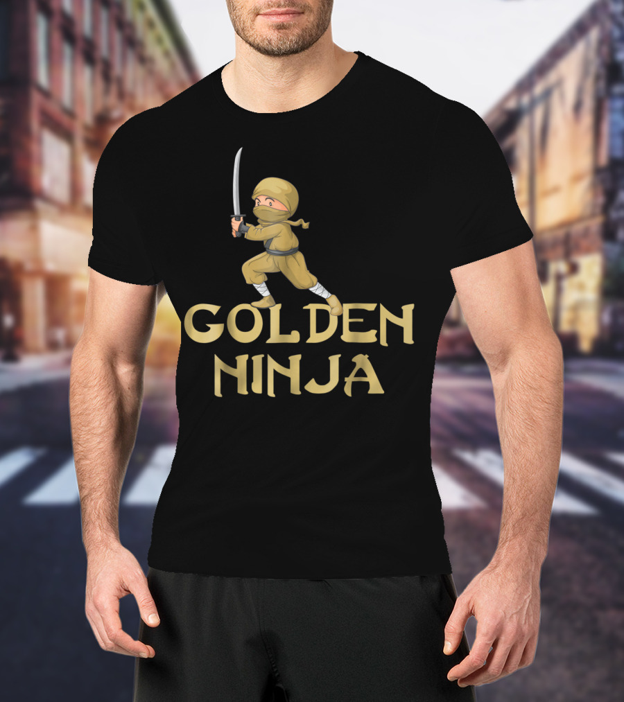 Golden Ninja Warrior Gold Ninja Perfekt T-Shirt