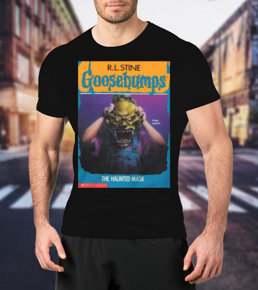 R.L. Stine Goosebumps The Haunted Mask If Looks Could Kill T-Shirt