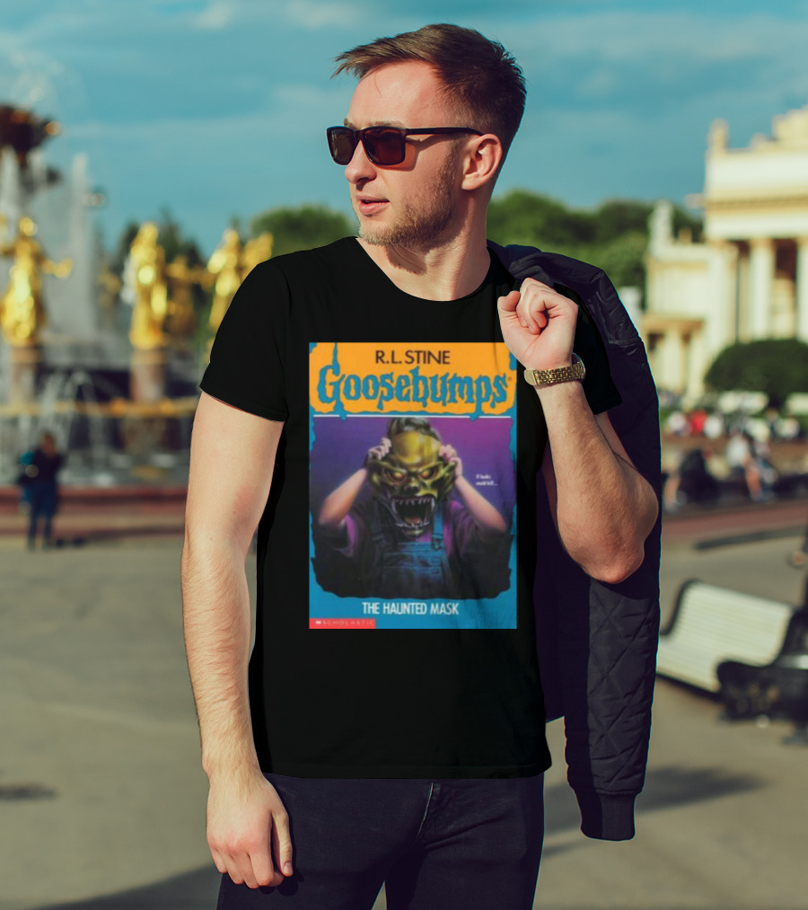 R.L. Stine Goosebumps The Haunted Mask If Looks Could Kill T-Shirt