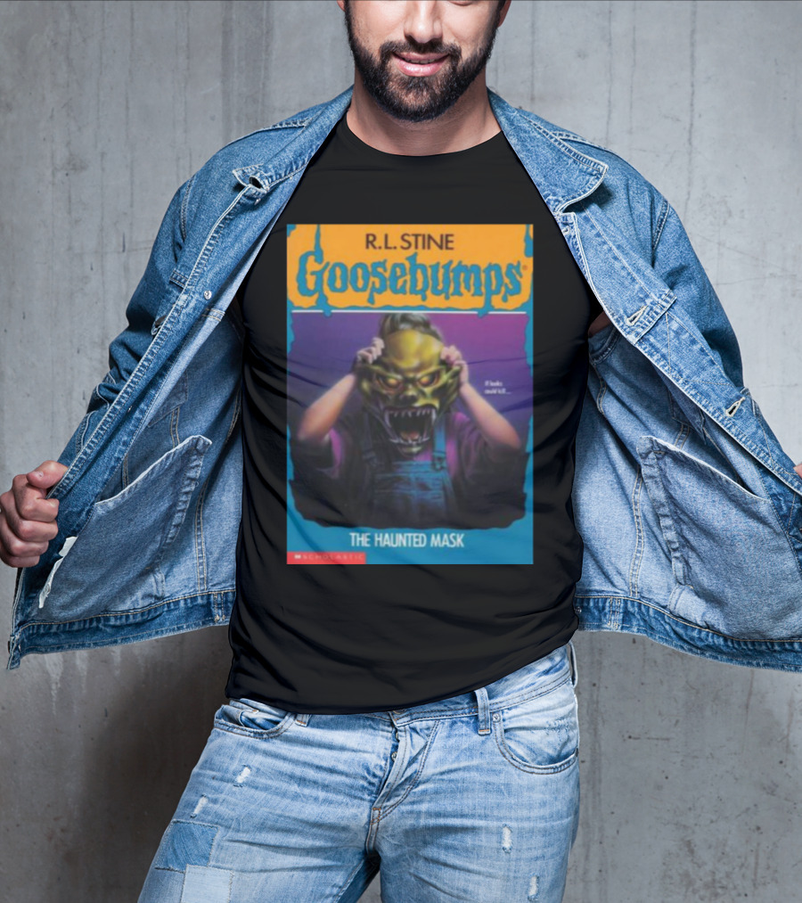 R.L. Stine Goosebumps The Haunted Mask If Looks Could Kill T-Shirt
