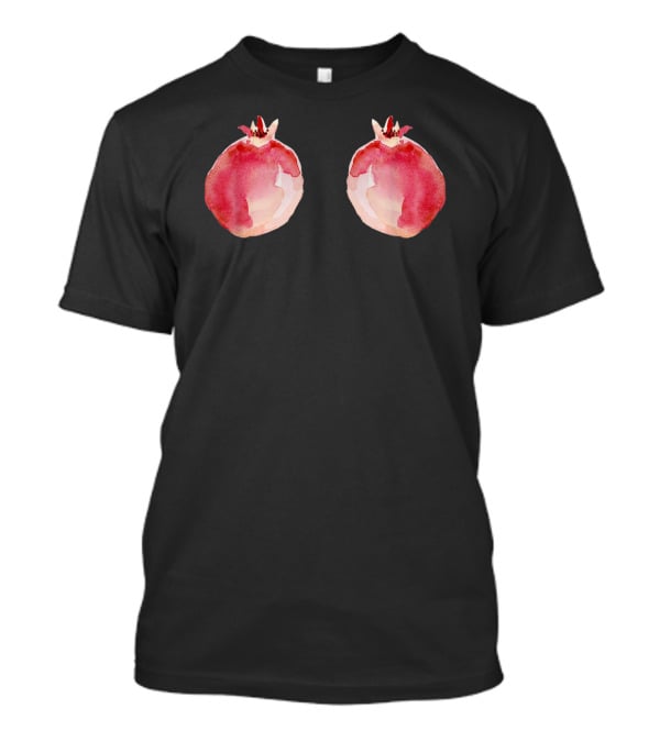 Hanging Pomegranates Watercolor Duo T-Shirt