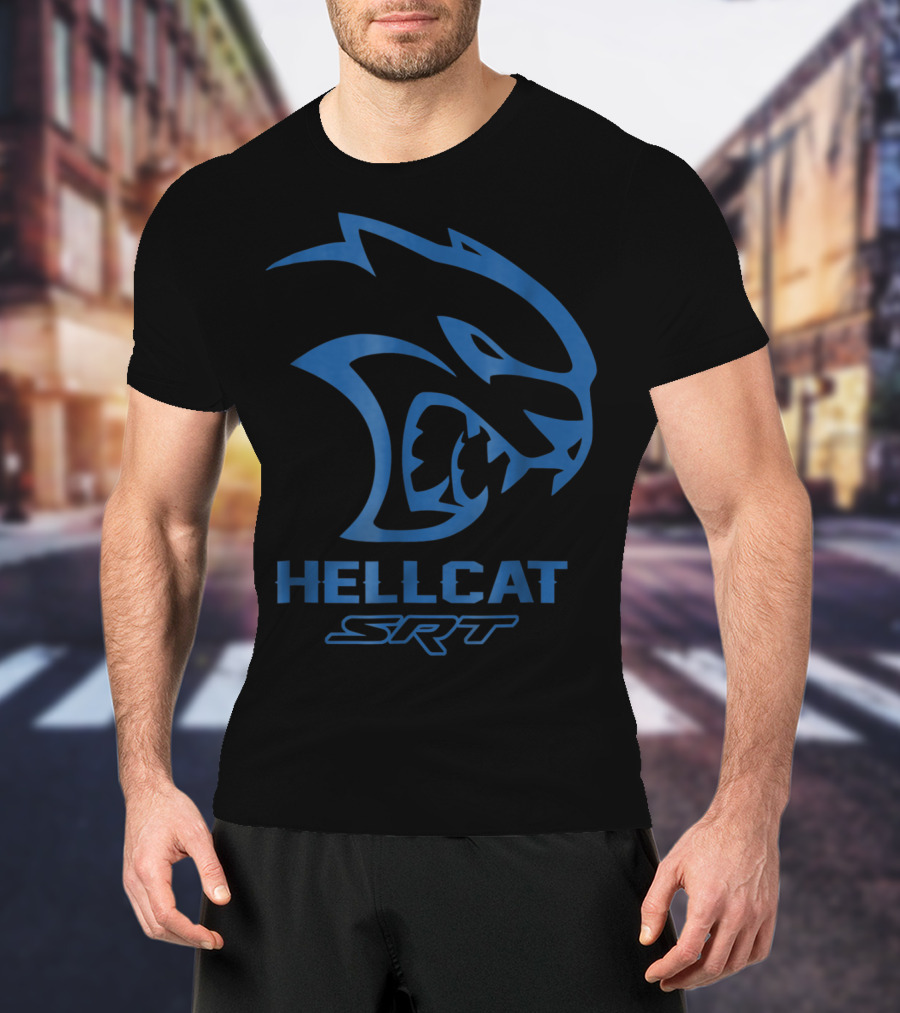 Hellcat SRT Dodge Blue T-Shirt