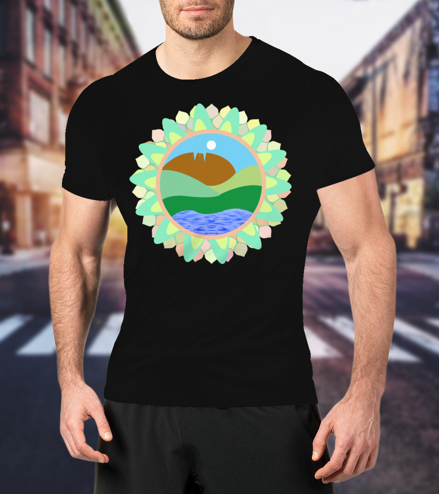 Horsetooth Rock Fort Collins Colorado Co Scenic Mountain Lake Sunburst T-Shirt