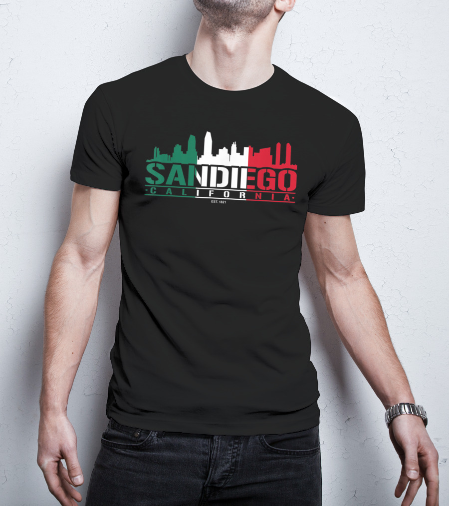 San Diego California Skyline Est. 1821 Classic Look T-Shirt