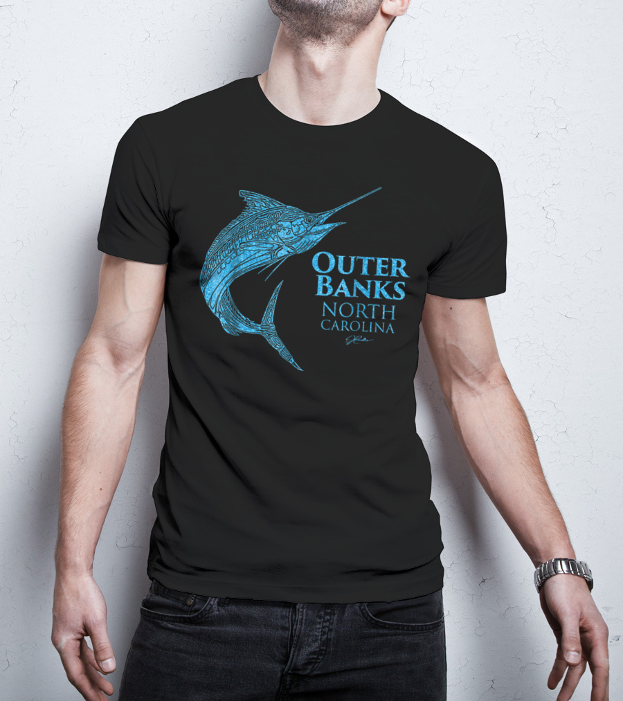 Outer Banks North Carolina Marlin Jcombs T-Shirt