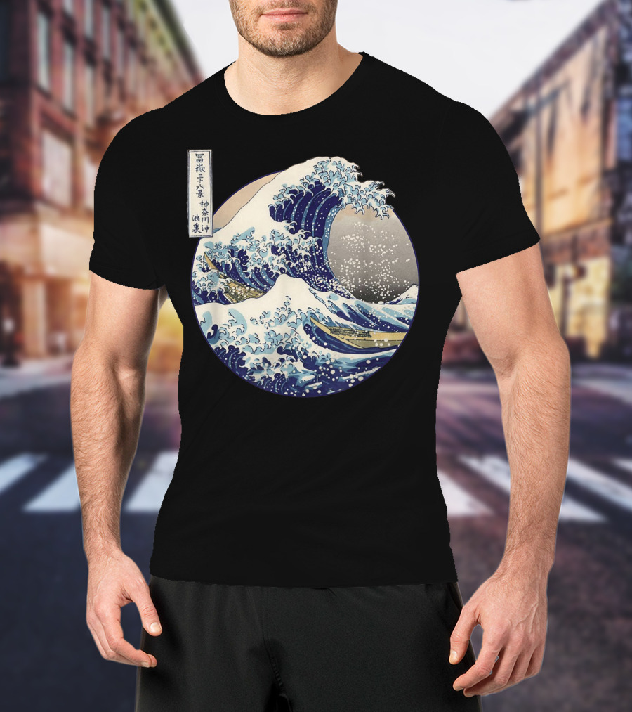 Kanagawa Japanese The Great Wave Off Kanagawa Classic Ukiyo-e T-Shirt