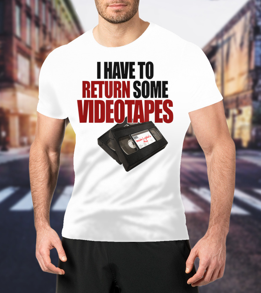 I Have To Return Some Videotapes VHS Mens T-Shirt