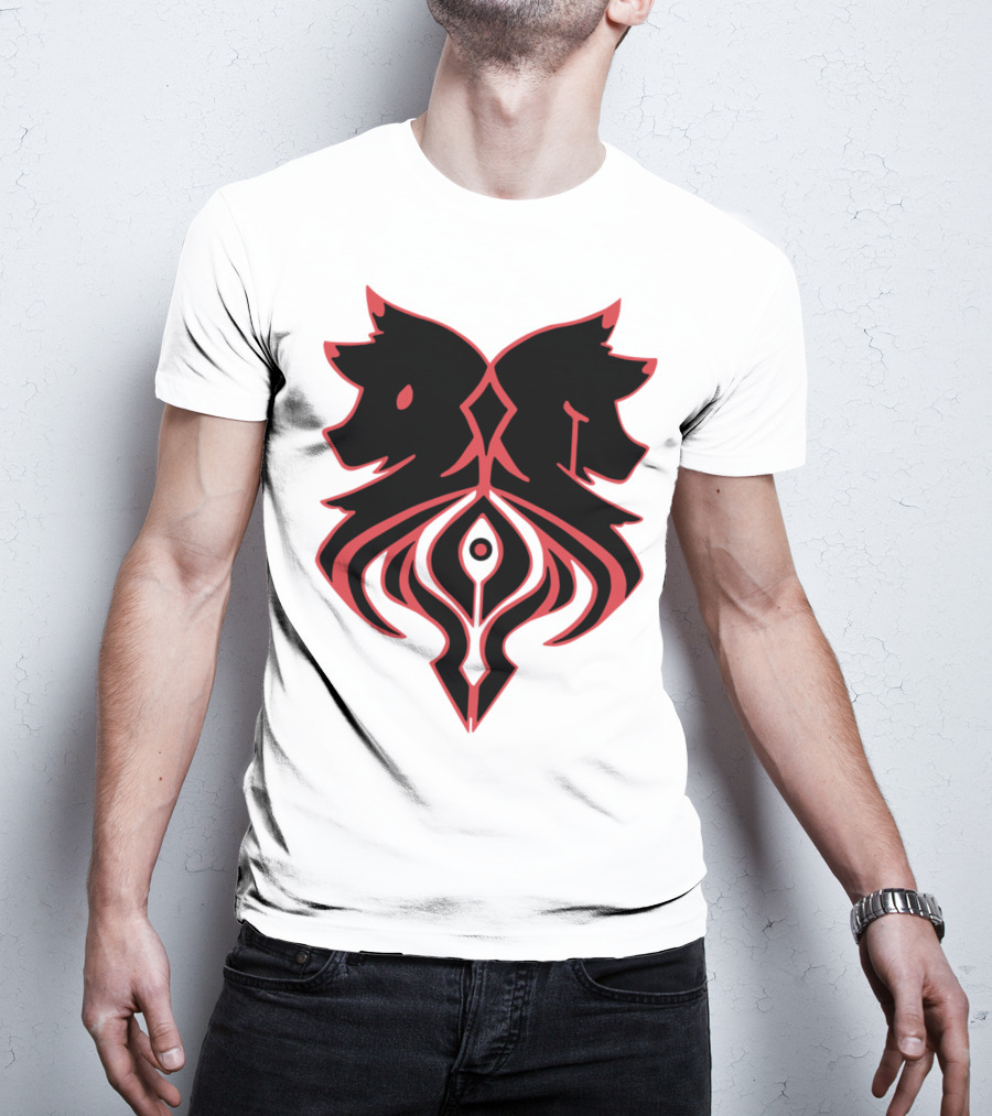 Aaron Lycan Twin Wolf Emblem T-Shirt